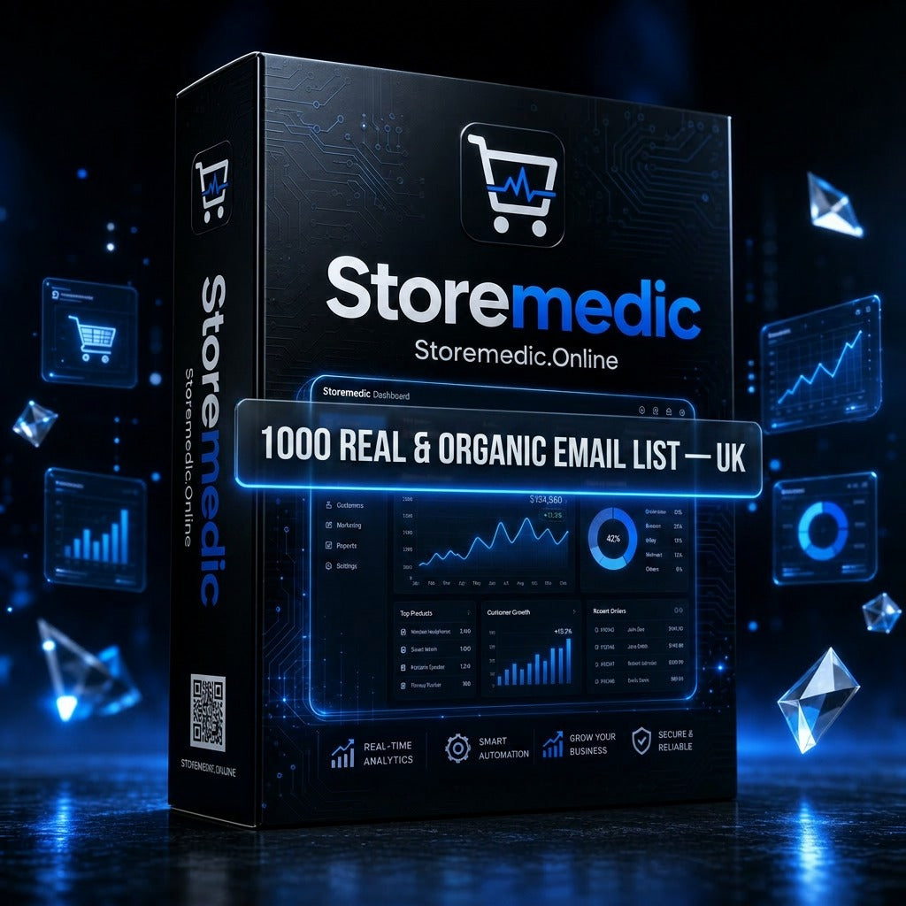 1000 Real & Organic Email List ( UK )